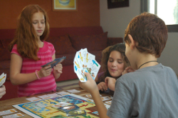 Children playing The 4 Rooms